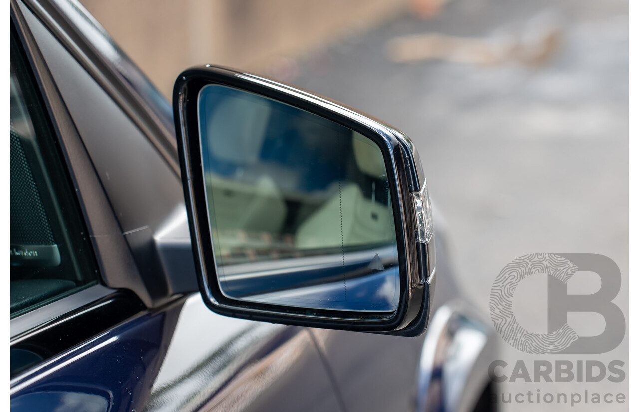 07/2017 Mercedes Benz GLS 63 AMG 4Matic (AWD) X166 MY17 4d Wagon Cavansite Blue Metallic Twin Turbo V8 5.5L - 7 Seater