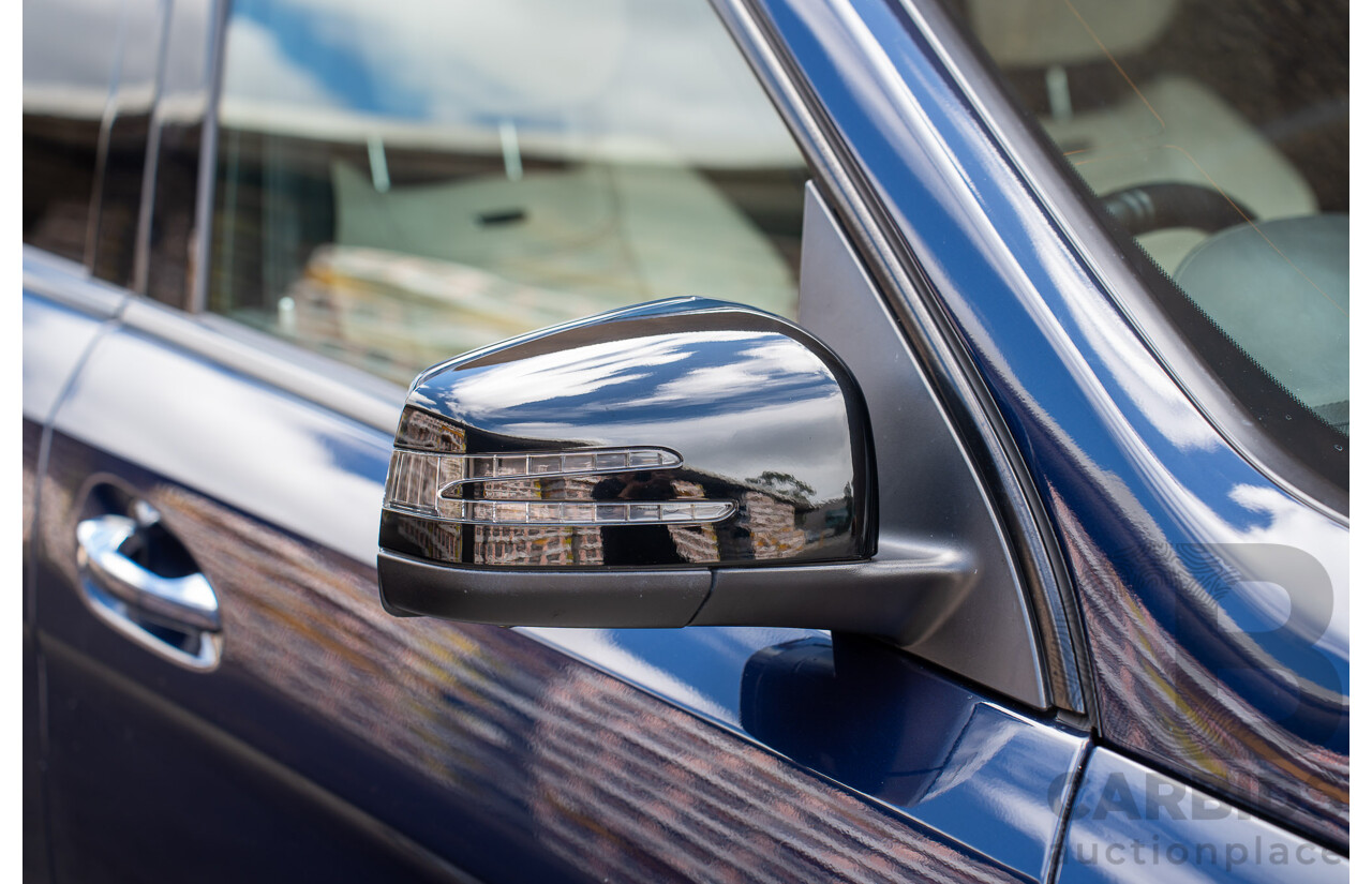 07/2017 Mercedes Benz GLS 63 AMG 4Matic (AWD) X166 MY17 4d Wagon Cavansite Blue Metallic Twin Turbo V8 5.5L - 7 Seater