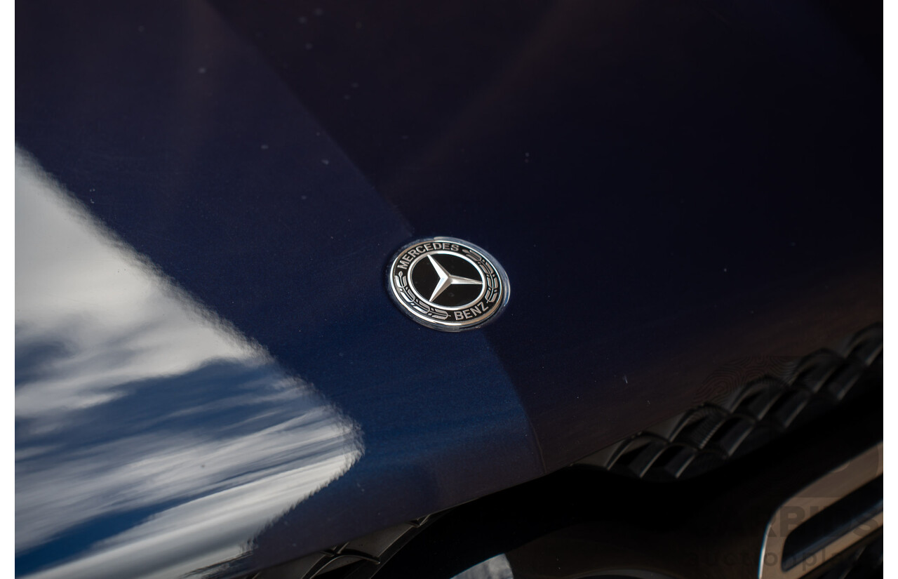 07/2017 Mercedes Benz GLS 63 AMG 4Matic (AWD) X166 MY17 4d Wagon Cavansite Blue Metallic Twin Turbo V8 5.5L - 7 Seater