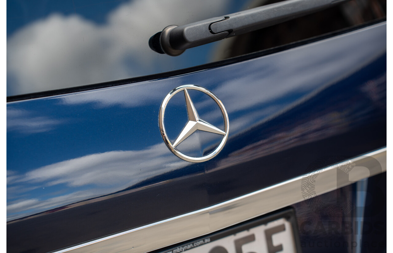 07/2017 Mercedes Benz GLS 63 AMG 4Matic (AWD) X166 MY17 4d Wagon Cavansite Blue Metallic Twin Turbo V8 5.5L - 7 Seater