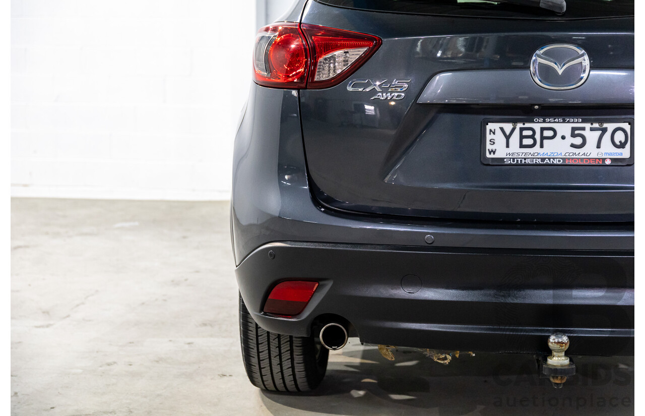1/2014 Mazda Cx-5 Grand Tourer (AWD) MY13 Upgrade 4d Wagon Meteor Grey Metallic Turbo Diesel 2.2L