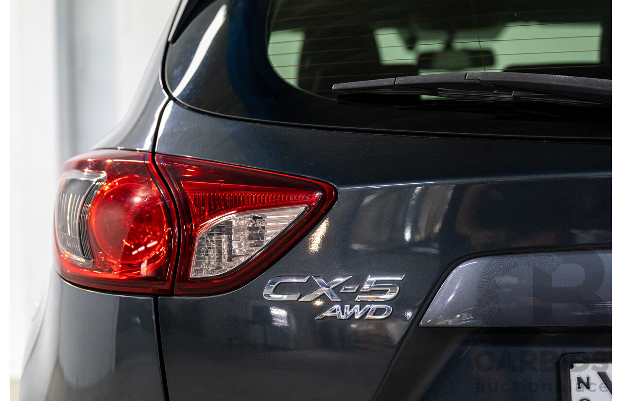 1/2014 Mazda Cx-5 Grand Tourer (AWD) MY13 Upgrade 4d Wagon Meteor Grey Metallic Turbo Diesel 2.2L