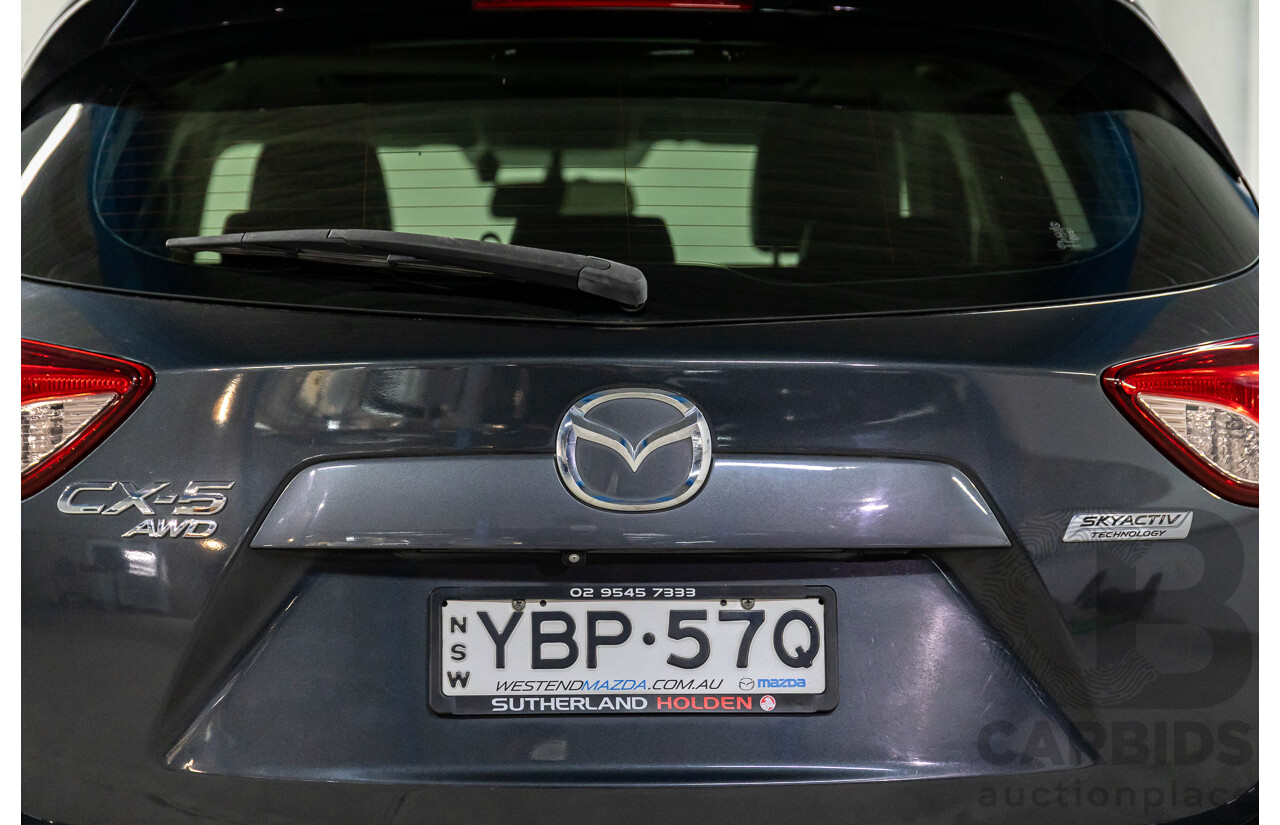 1/2014 Mazda Cx-5 Grand Tourer (AWD) MY13 Upgrade 4d Wagon Meteor Grey Metallic Turbo Diesel 2.2L