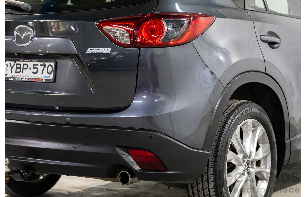 1/2014 Mazda Cx-5 Grand Tourer (AWD) MY13 Upgrade 4d Wagon Meteor Grey Metallic Turbo Diesel 2.2L