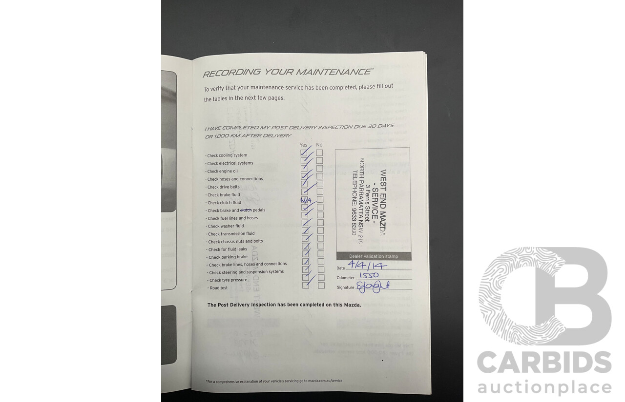 1/2014 Mazda Cx-5 Grand Tourer (AWD) MY13 Upgrade 4d Wagon Meteor Grey Metallic Turbo Diesel 2.2L