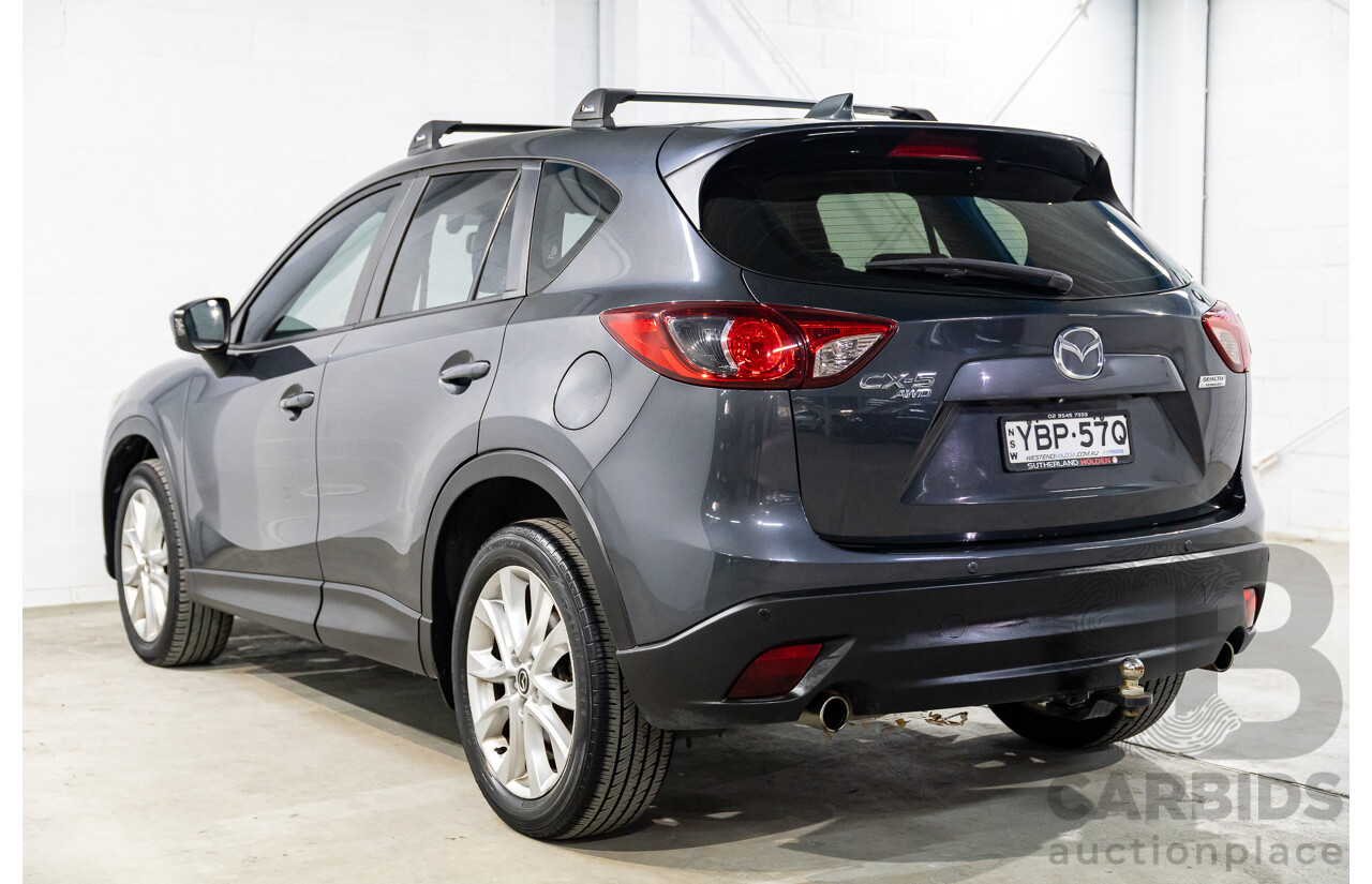 1/2014 Mazda Cx-5 Grand Tourer (AWD) MY13 Upgrade 4d Wagon Meteor Grey Metallic Turbo Diesel 2.2L