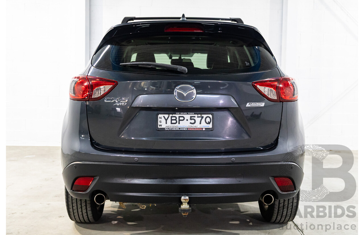 1/2014 Mazda Cx-5 Grand Tourer (AWD) MY13 Upgrade 4d Wagon Meteor Grey Metallic Turbo Diesel 2.2L