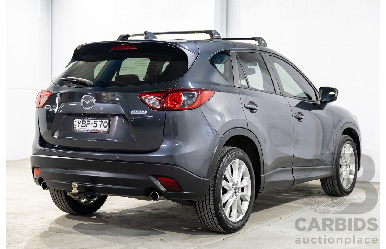 1/2014 Mazda Cx-5 Grand Tourer (AWD) MY13 Upgrade 4d Wagon Meteor Grey Metallic Turbo Diesel 2.2L