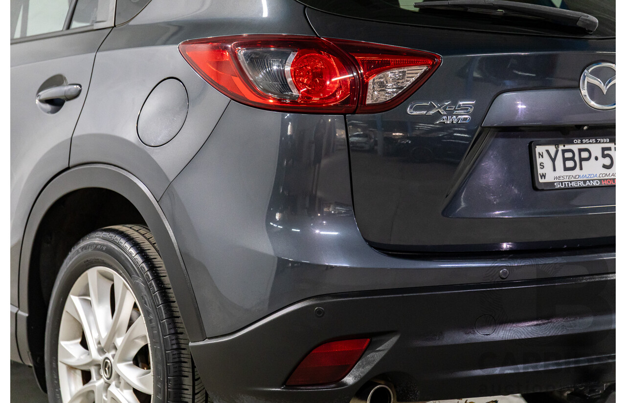 1/2014 Mazda Cx-5 Grand Tourer (AWD) MY13 Upgrade 4d Wagon Meteor Grey Metallic Turbo Diesel 2.2L