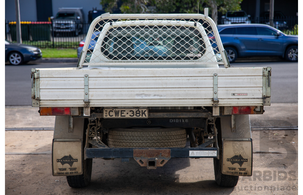 9/2013 Mitsubishi Triton GLX MN MY14 C/Chas Solid White Turbo Diesel 2.5L