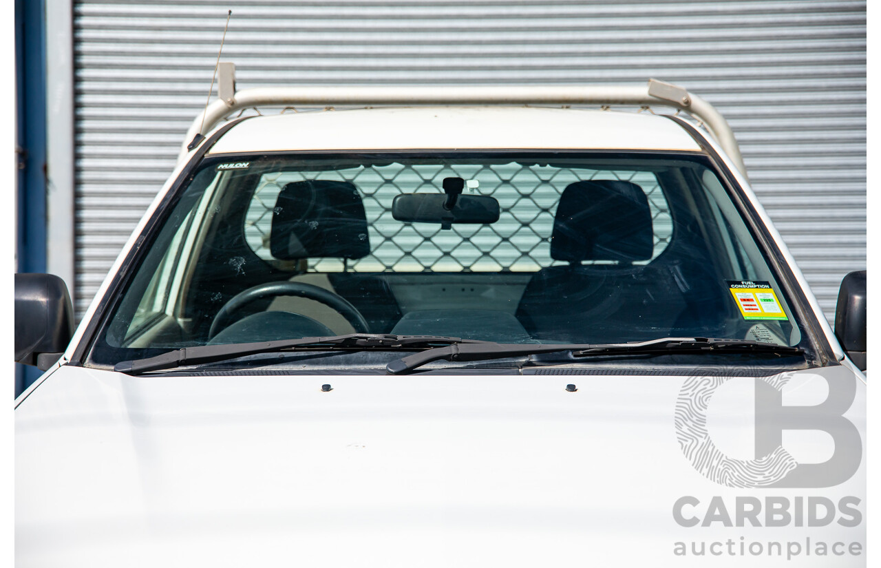 9/2013 Mitsubishi Triton GLX MN MY14 C/Chas Solid White Turbo Diesel 2.5L