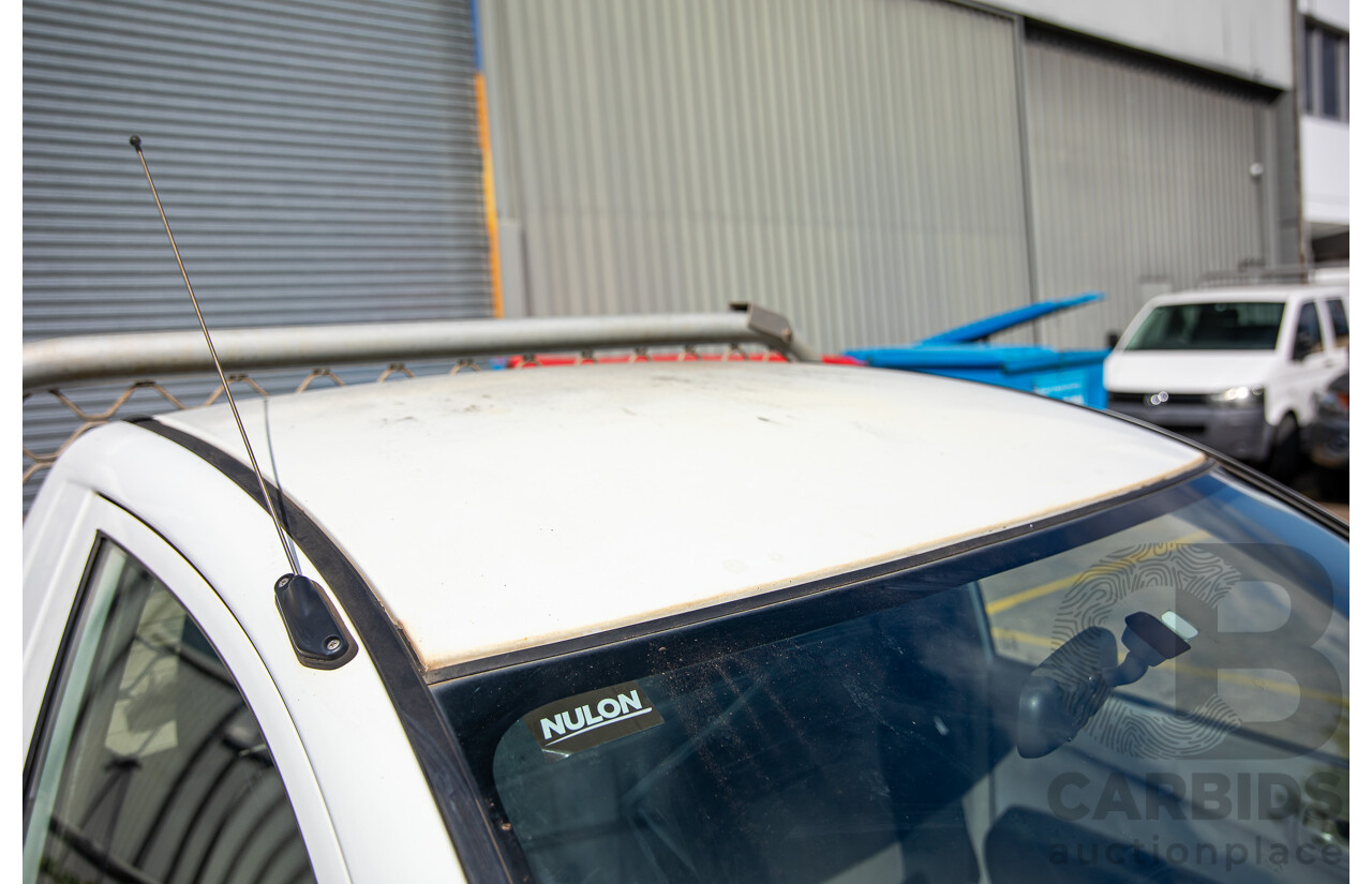 9/2013 Mitsubishi Triton GLX MN MY14 C/Chas Solid White Turbo Diesel 2.5L