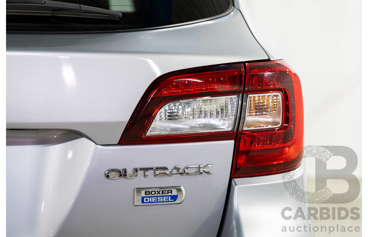 6/2015 Subaru Outback 2.0D Premium MY15 4d Wagon Ice Silver Metallic Turbo Diesel 2.0L