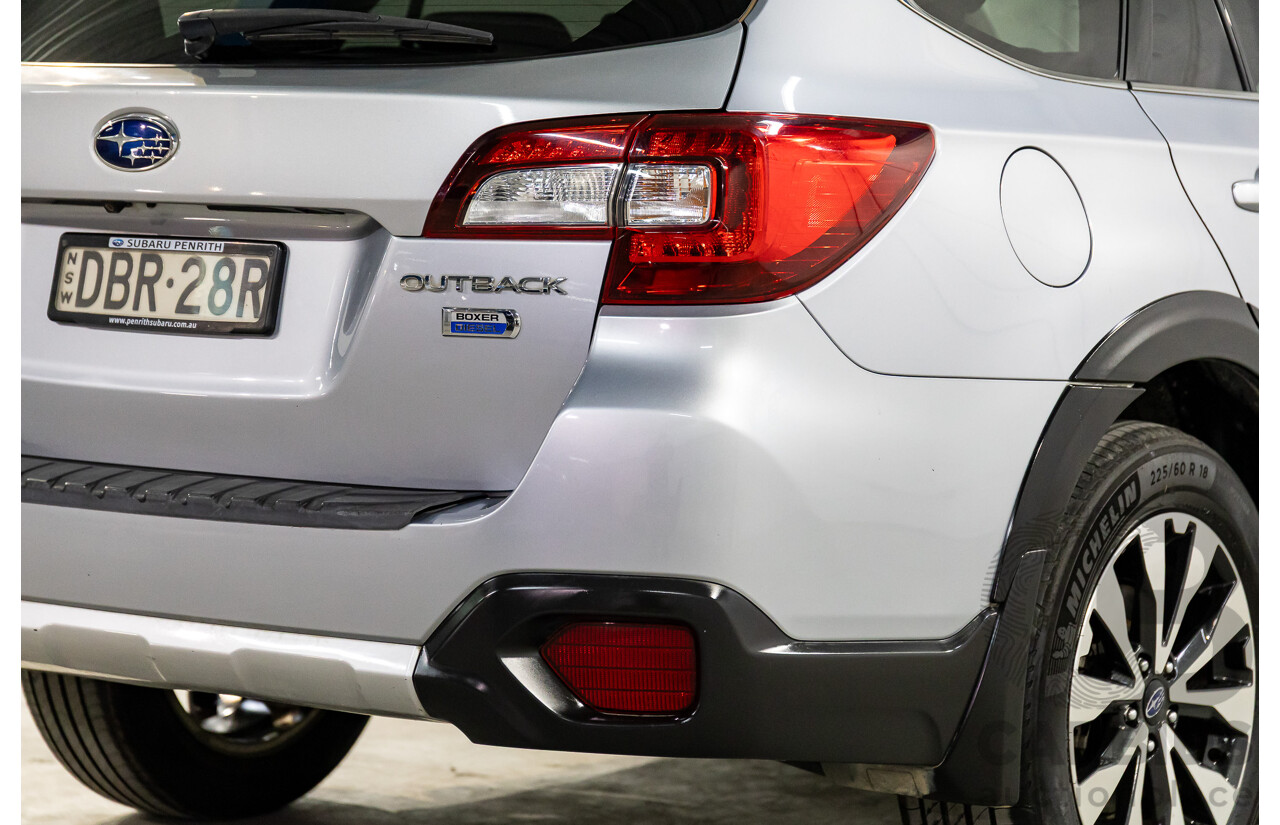 6/2015 Subaru Outback 2.0D Premium MY15 4d Wagon Ice Silver Metallic Turbo Diesel 2.0L