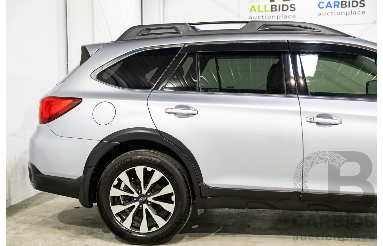 6/2015 Subaru Outback 2.0D Premium MY15 4d Wagon Ice Silver Metallic Turbo Diesel 2.0L