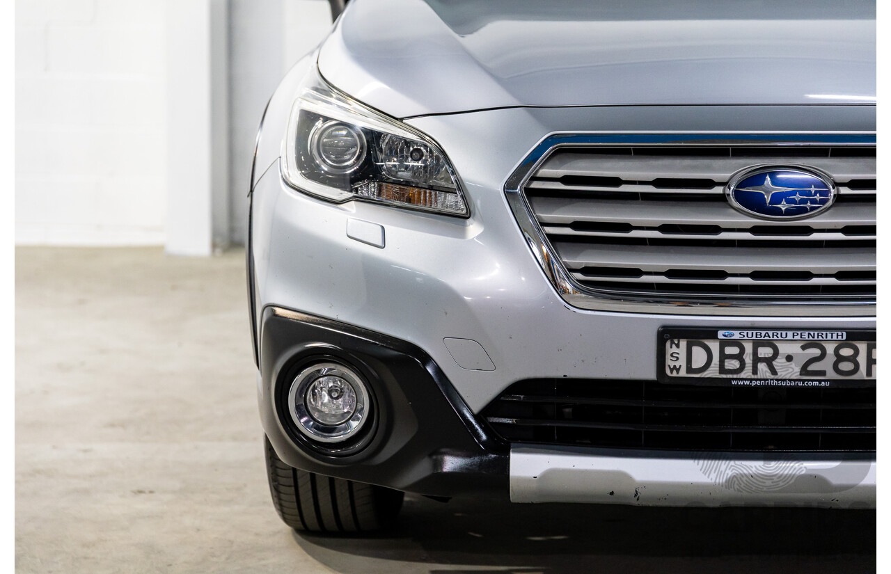 6/2015 Subaru Outback 2.0D Premium MY15 4d Wagon Ice Silver Metallic Turbo Diesel 2.0L