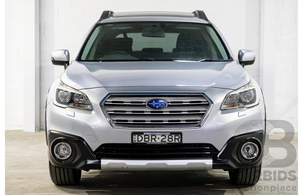 6/2015 Subaru Outback 2.0D Premium MY15 4d Wagon Ice Silver Metallic Turbo Diesel 2.0L