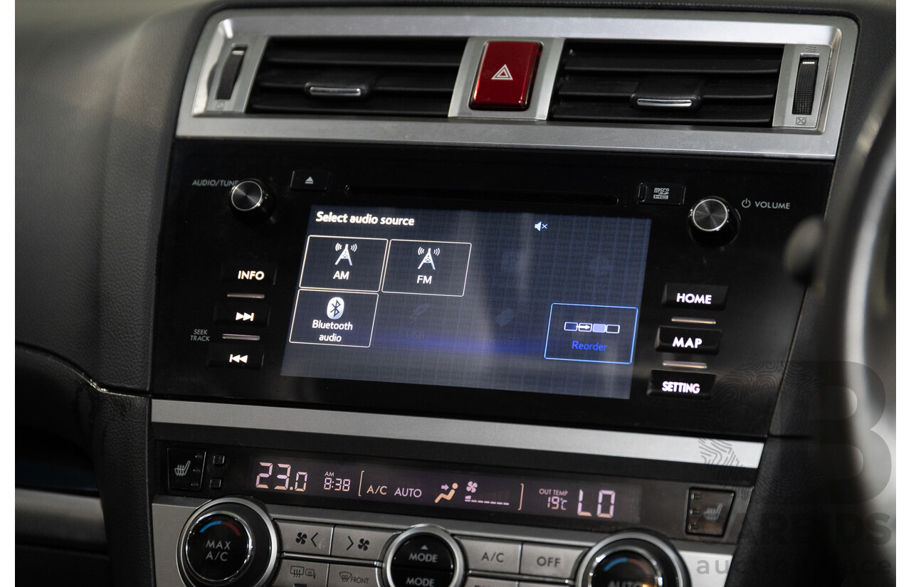 6/2015 Subaru Outback 2.0D Premium MY15 4d Wagon Ice Silver Metallic Turbo Diesel 2.0L