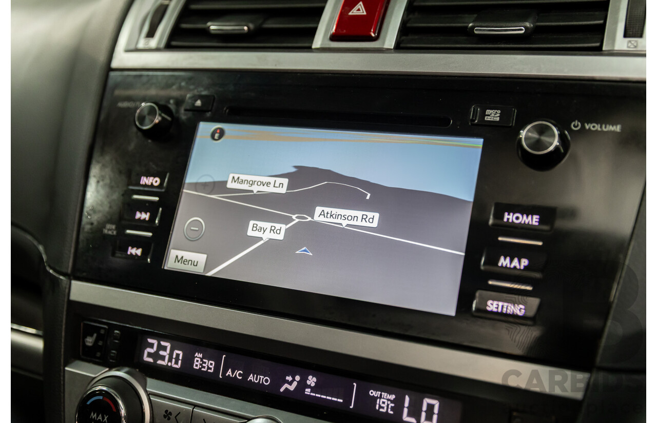 6/2015 Subaru Outback 2.0D Premium MY15 4d Wagon Ice Silver Metallic Turbo Diesel 2.0L