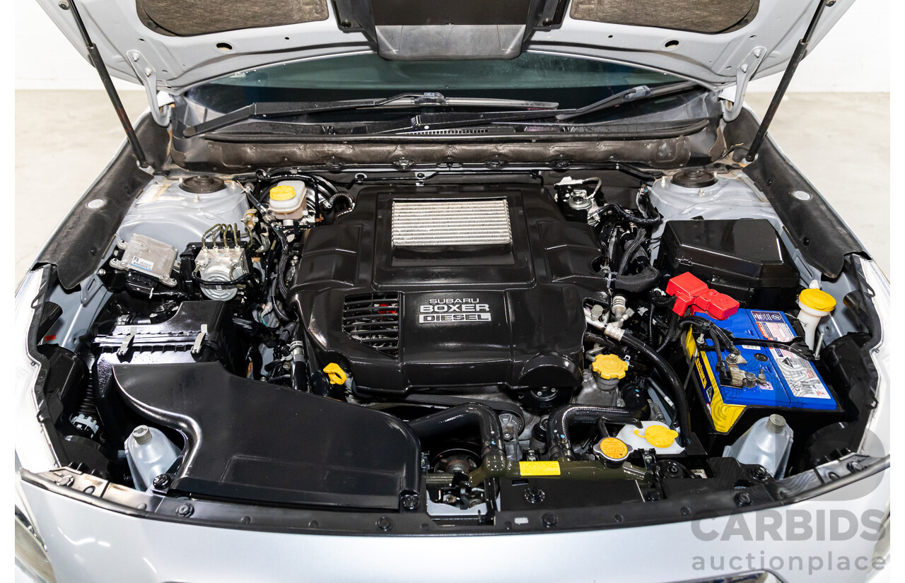 6/2015 Subaru Outback 2.0D Premium MY15 4d Wagon Ice Silver Metallic Turbo Diesel 2.0L