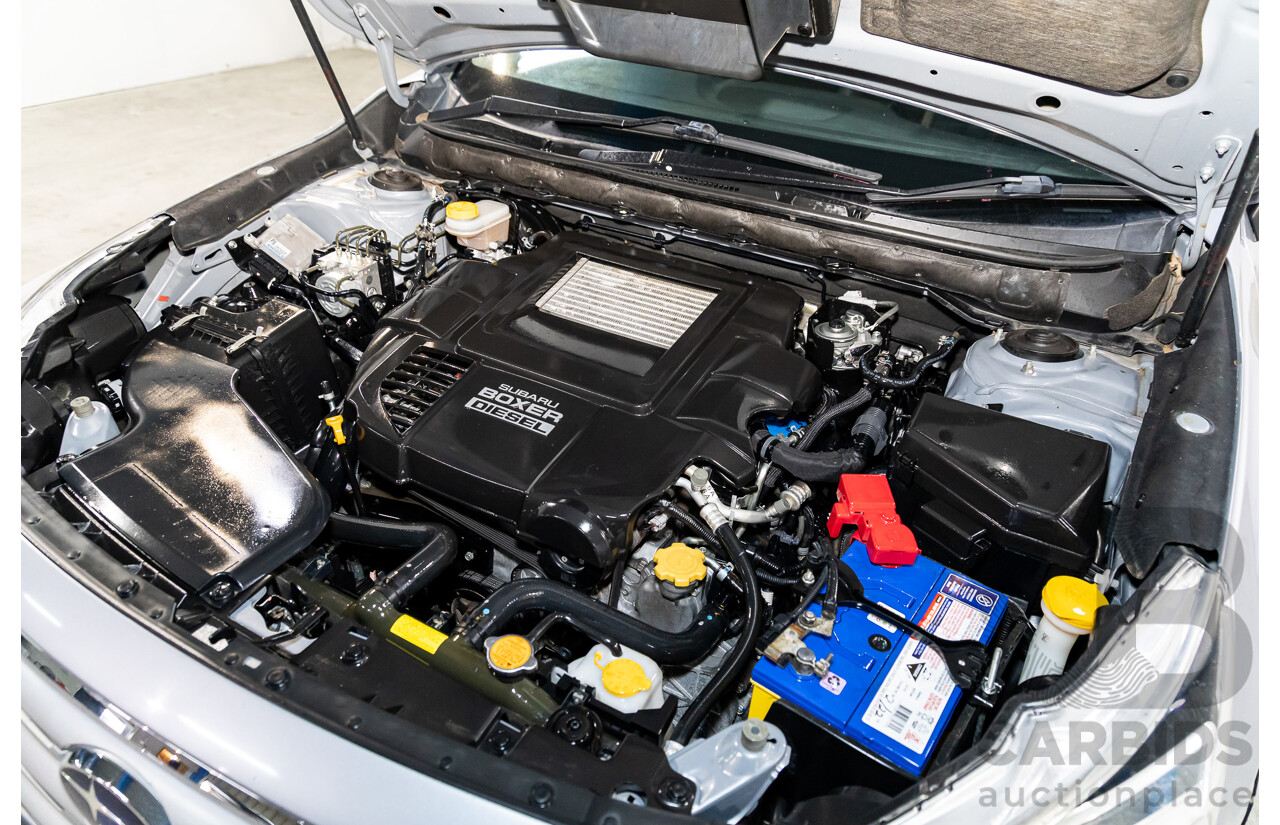 6/2015 Subaru Outback 2.0D Premium MY15 4d Wagon Ice Silver Metallic Turbo Diesel 2.0L