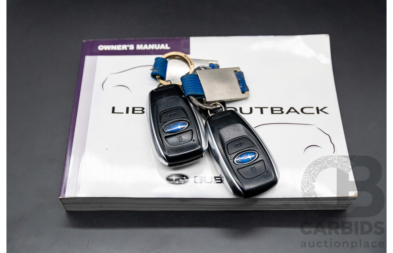 6/2015 Subaru Outback 2.0D Premium MY15 4d Wagon Ice Silver Metallic Turbo Diesel 2.0L