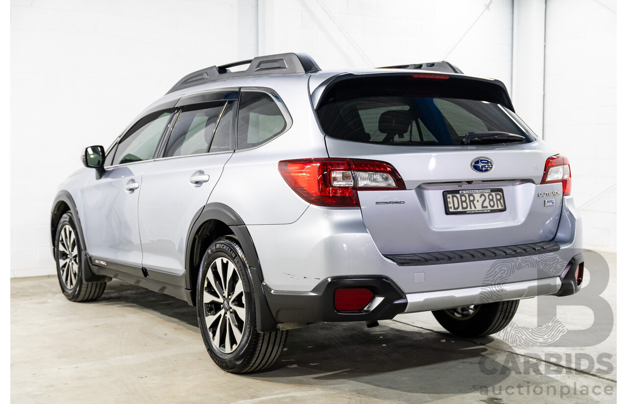 6/2015 Subaru Outback 2.0D Premium MY15 4d Wagon Ice Silver Metallic Turbo Diesel 2.0L