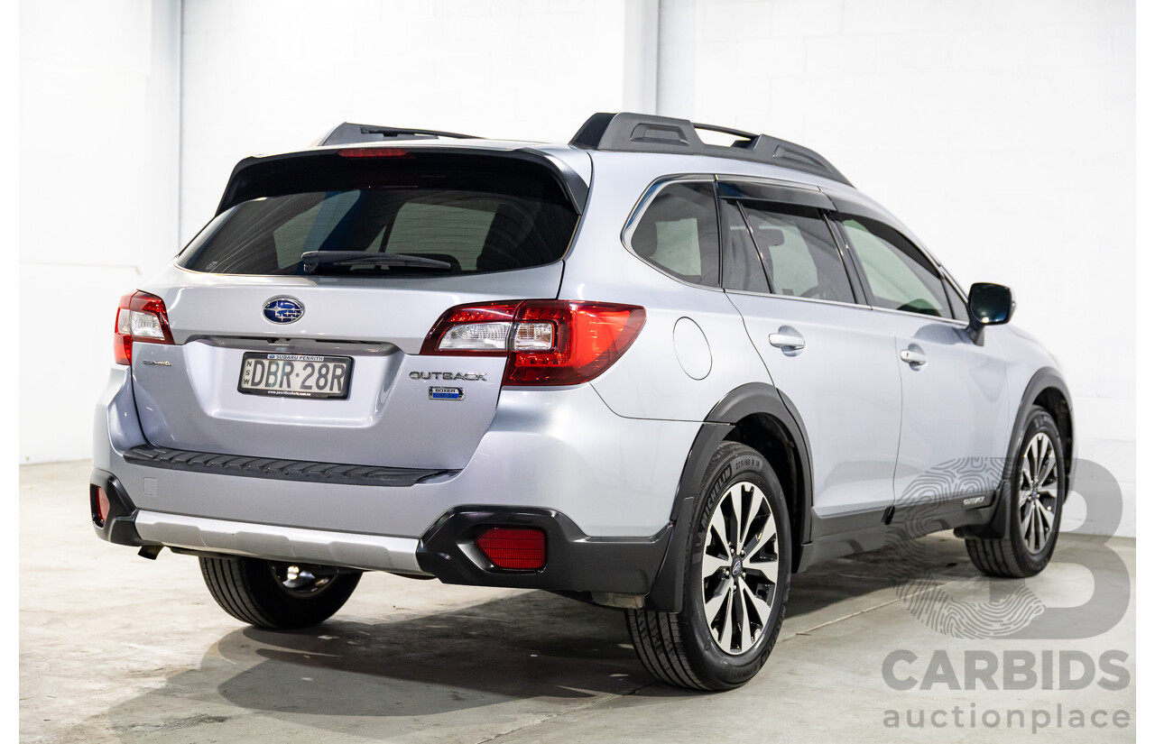 6/2015 Subaru Outback 2.0D Premium MY15 4d Wagon Ice Silver Metallic Turbo Diesel 2.0L