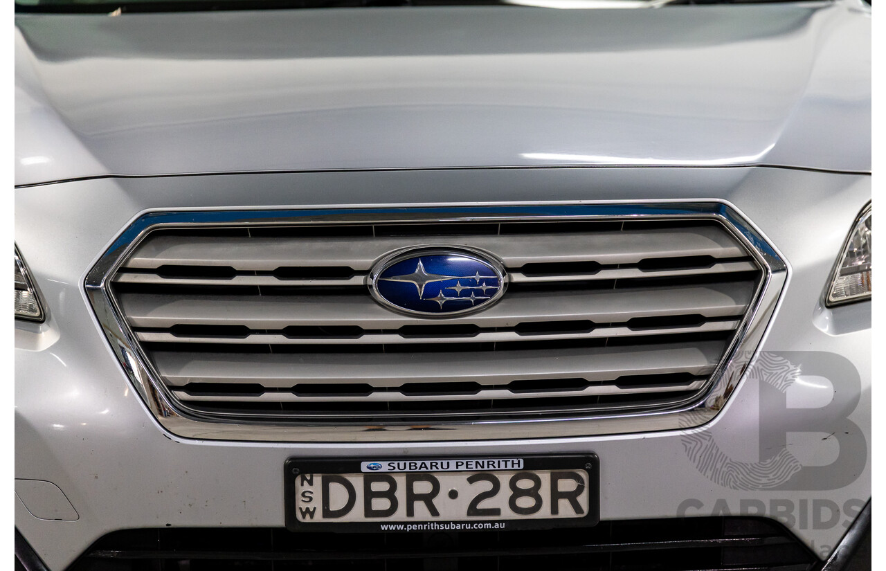 6/2015 Subaru Outback 2.0D Premium MY15 4d Wagon Ice Silver Metallic Turbo Diesel 2.0L