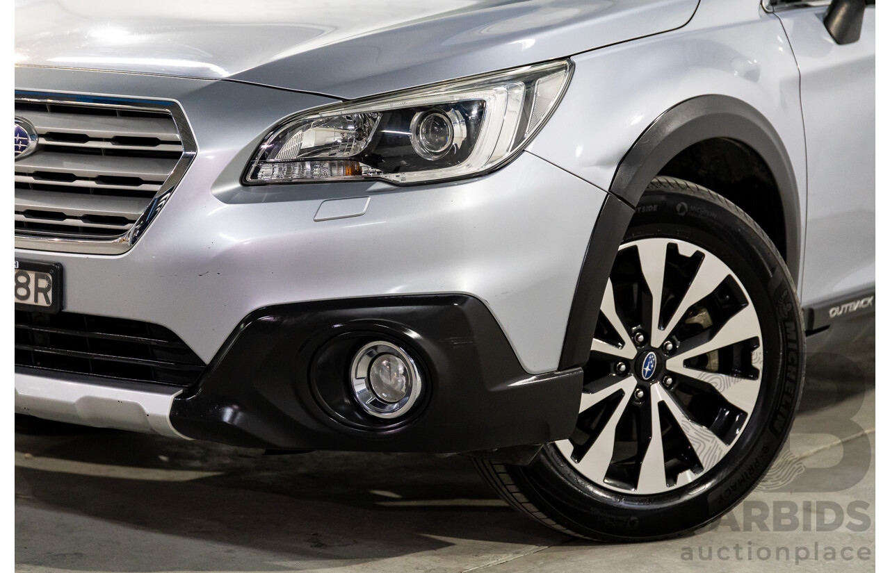6/2015 Subaru Outback 2.0D Premium MY15 4d Wagon Ice Silver Metallic Turbo Diesel 2.0L