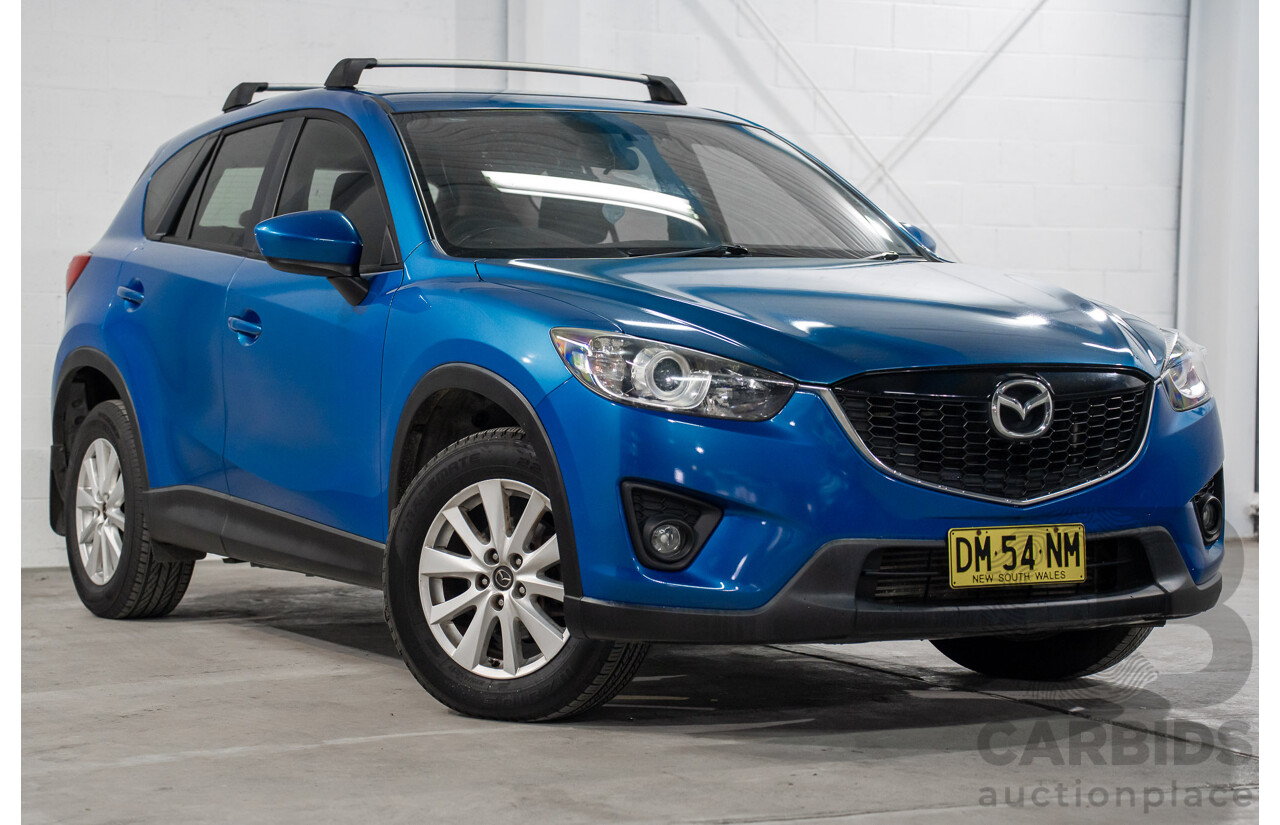 4/2013 Mazda CX-5 Maxx Sport (4x4) MY13 4d Wagon Blue 2.2L