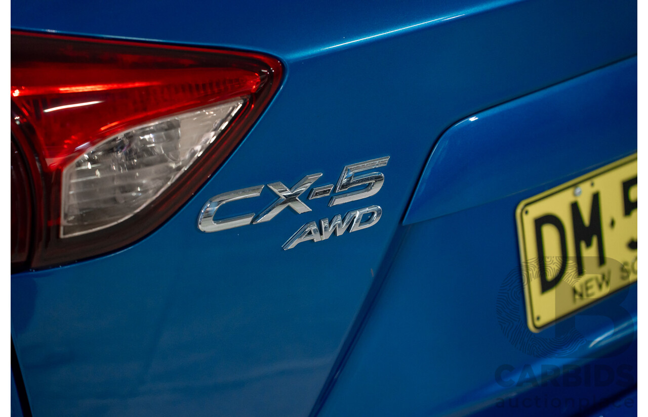 4/2013 Mazda CX-5 Maxx Sport (4x4) MY13 4d Wagon Blue 2.2L