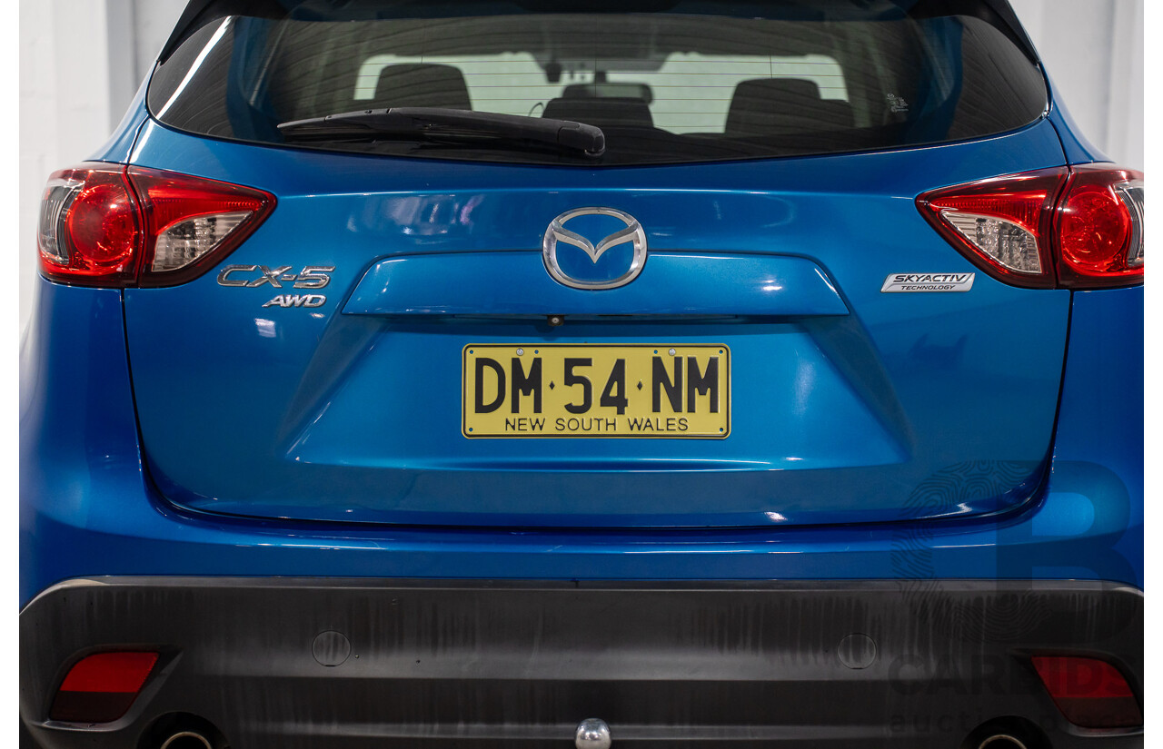 4/2013 Mazda CX-5 Maxx Sport (4x4) MY13 4d Wagon Blue 2.2L