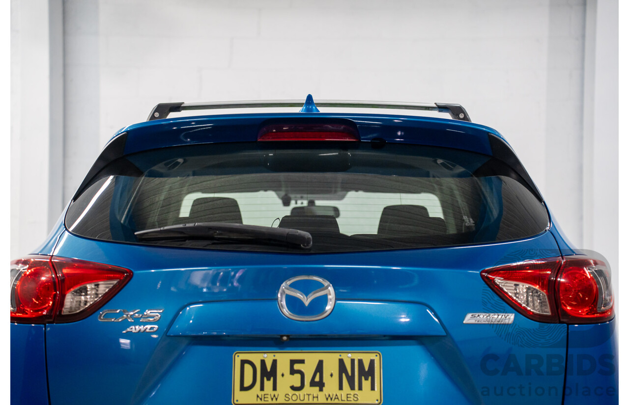 4/2013 Mazda CX-5 Maxx Sport (4x4) MY13 4d Wagon Blue 2.2L