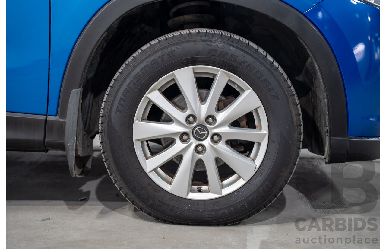 4/2013 Mazda CX-5 Maxx Sport (4x4) MY13 4d Wagon Blue 2.2L