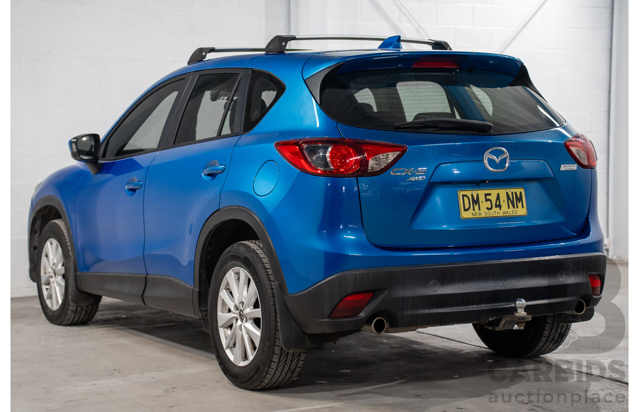 4/2013 Mazda CX-5 Maxx Sport (4x4) MY13 4d Wagon Blue 2.2L