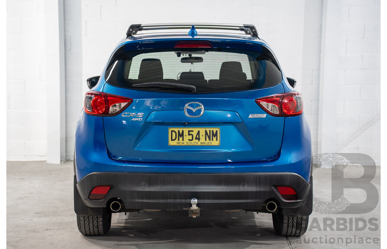 4/2013 Mazda CX-5 Maxx Sport (4x4) MY13 4d Wagon Blue 2.2L