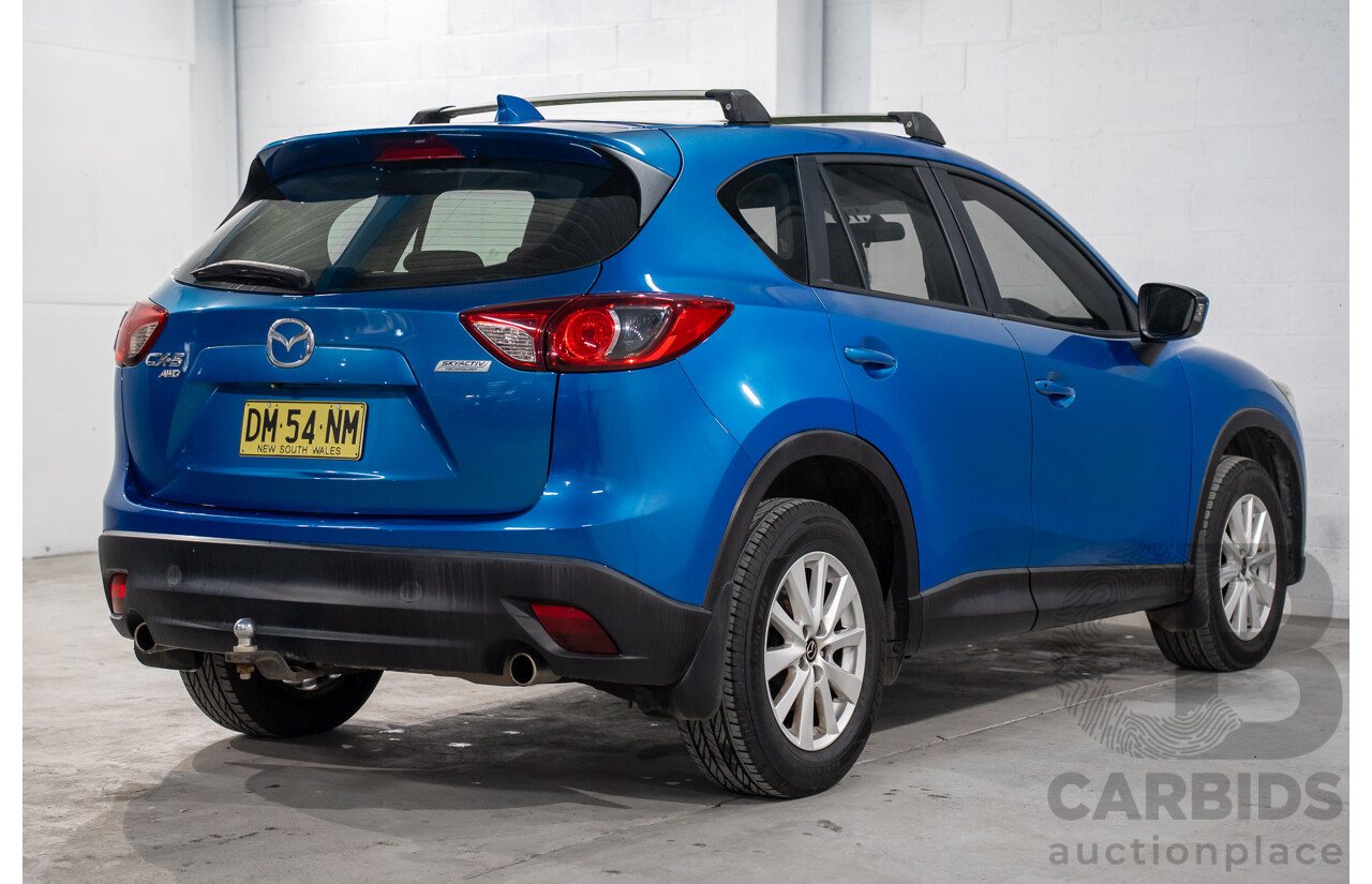 4/2013 Mazda CX-5 Maxx Sport (4x4) MY13 4d Wagon Blue 2.2L