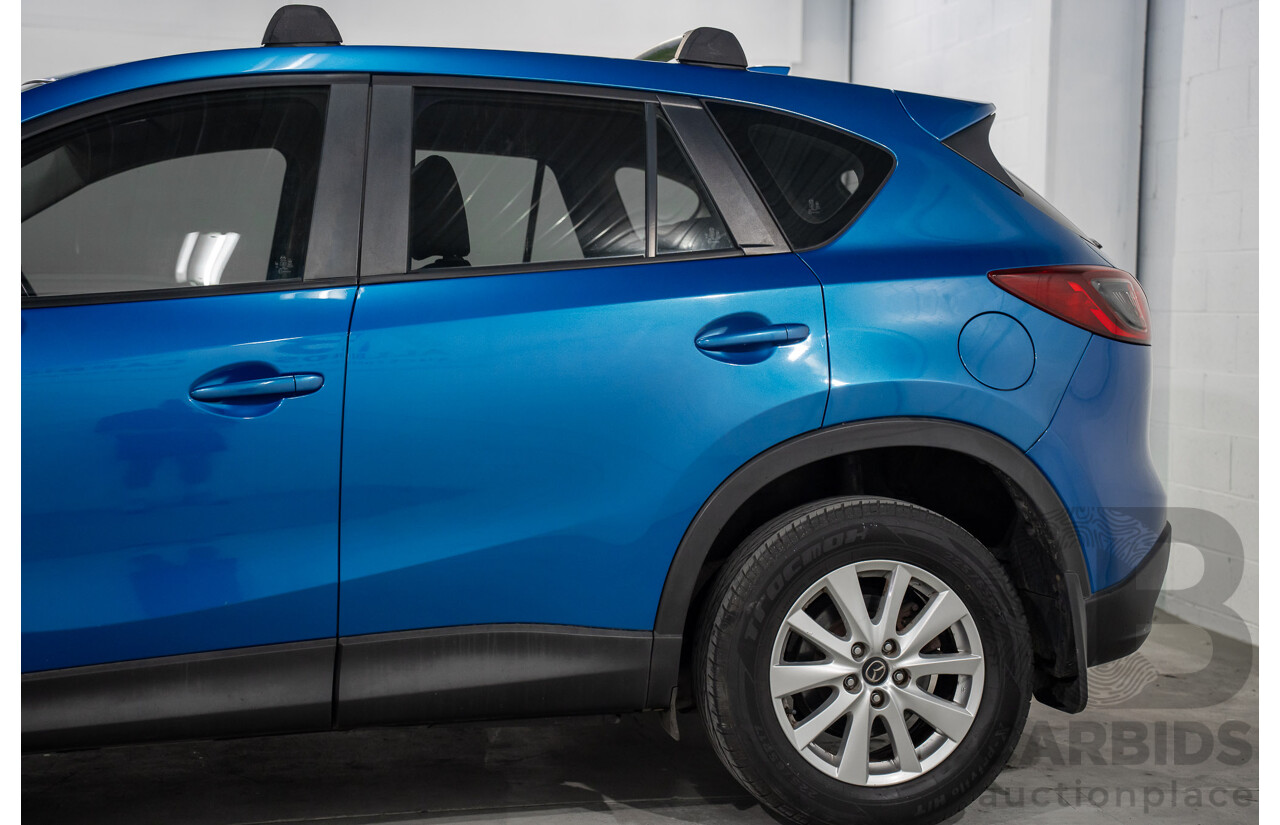 4/2013 Mazda CX-5 Maxx Sport (4x4) MY13 4d Wagon Blue 2.2L