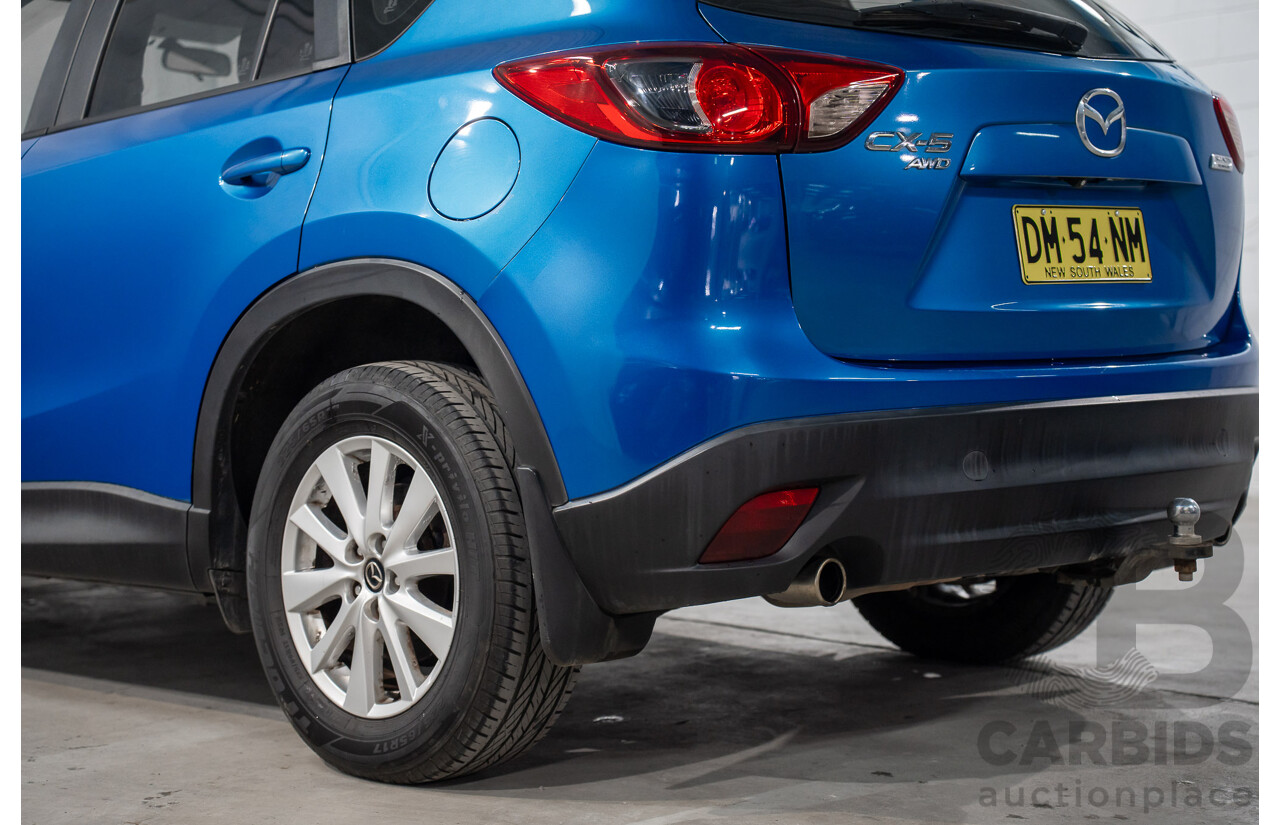 4/2013 Mazda CX-5 Maxx Sport (4x4) MY13 4d Wagon Blue 2.2L