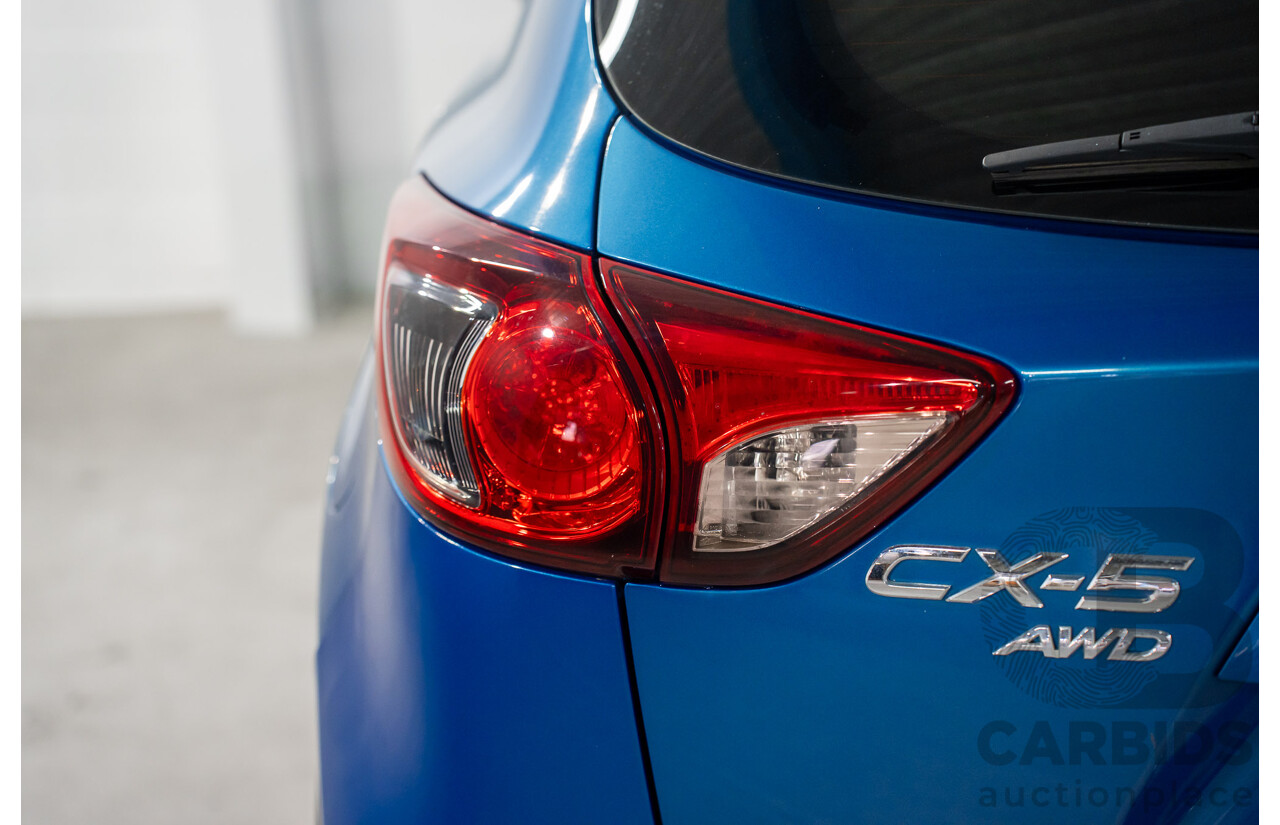 4/2013 Mazda CX-5 Maxx Sport (4x4) MY13 4d Wagon Blue 2.2L