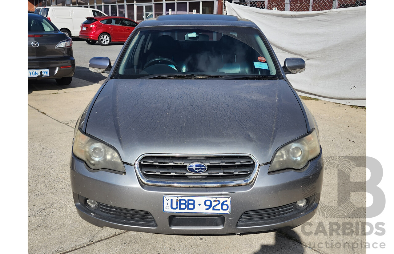 1/2006 Subaru Liberty 3.0r-B MY06 4d Sedan Grey 3.0L