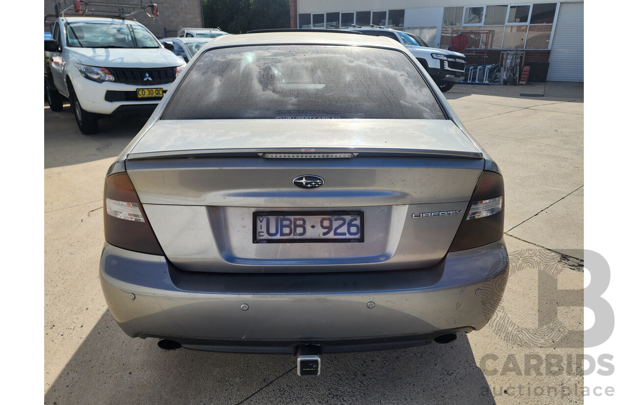 1/2006 Subaru Liberty 3.0r-B MY06 4d Sedan Grey 3.0L