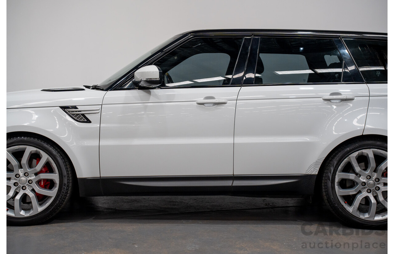 01/2015 Range Rover Range Rover SPORT (AWD) SDV6 HSE LW MY15 4D Wagon Fuji White Turbo Diesel 3.0L