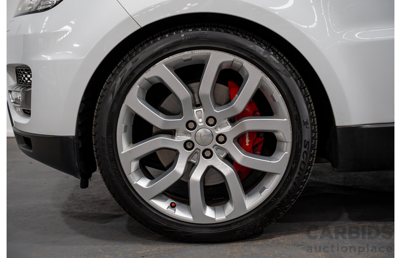 01/2015 Range Rover Range Rover SPORT (AWD) SDV6 HSE LW MY15 4D Wagon Fuji White Turbo Diesel 3.0L