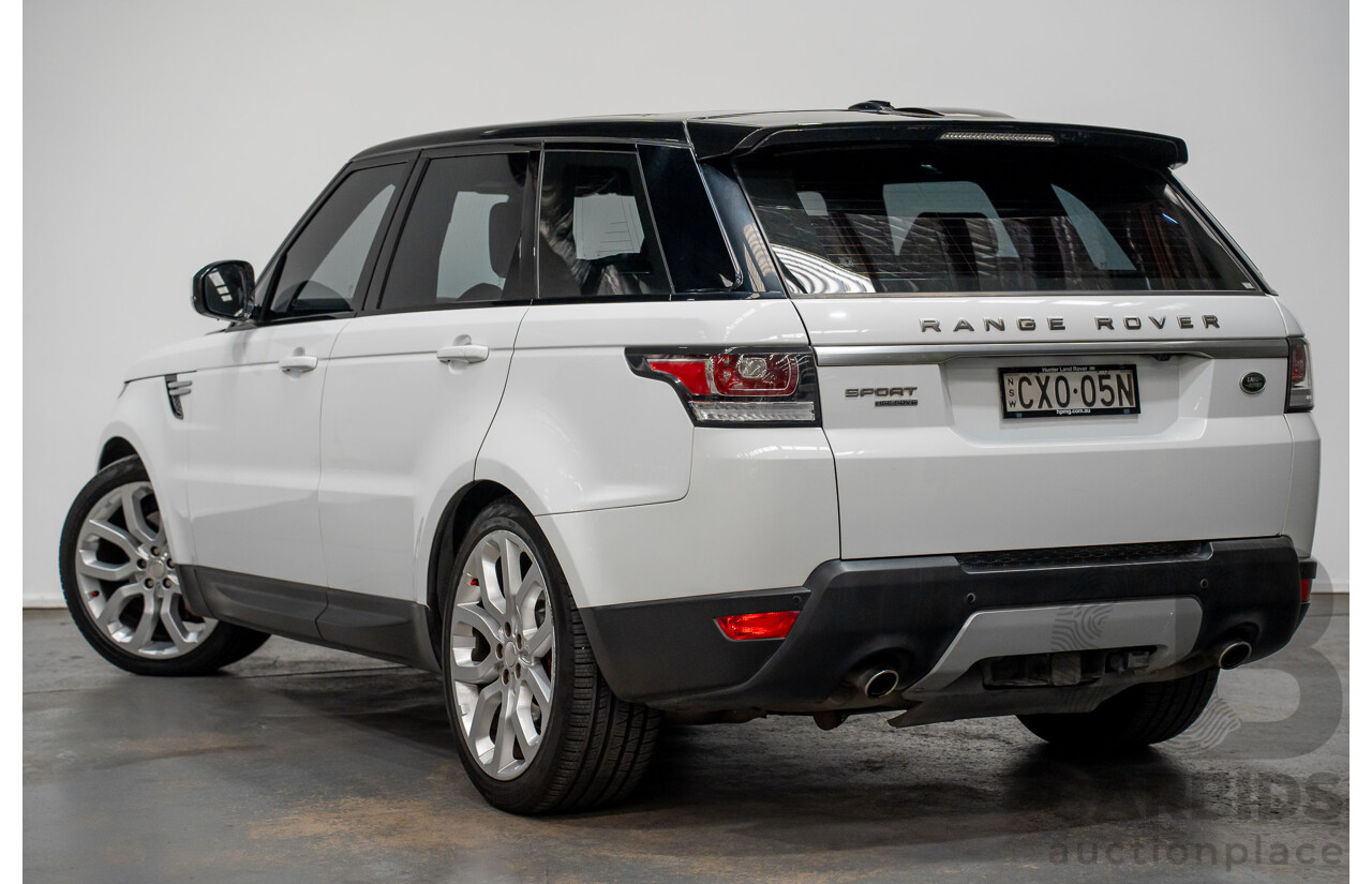 01/2015 Range Rover Range Rover SPORT (AWD) SDV6 HSE LW MY15 4D Wagon Fuji White Turbo Diesel 3.0L
