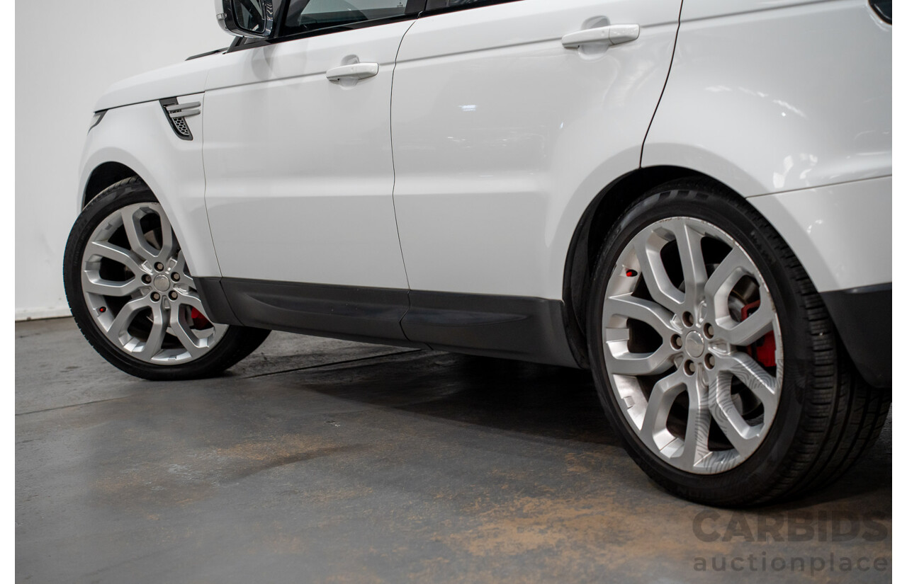 01/2015 Range Rover Range Rover SPORT (AWD) SDV6 HSE LW MY15 4D Wagon Fuji White Turbo Diesel 3.0L
