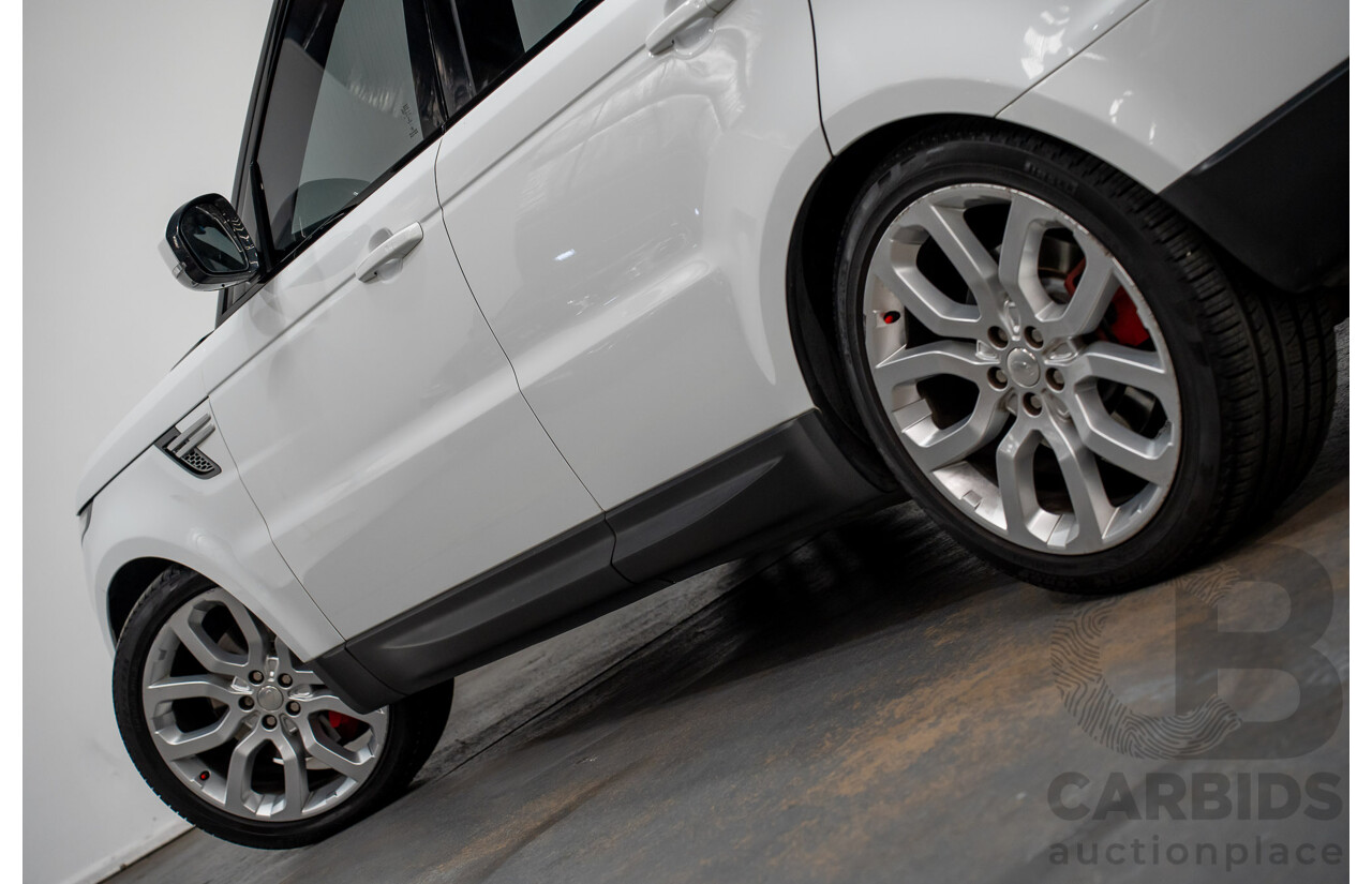 01/2015 Range Rover Range Rover SPORT (AWD) SDV6 HSE LW MY15 4D Wagon Fuji White Turbo Diesel 3.0L