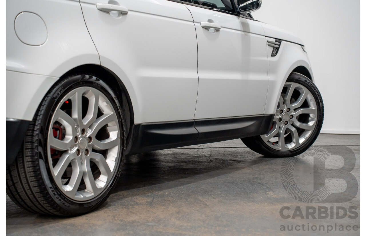 01/2015 Range Rover Range Rover SPORT (AWD) SDV6 HSE LW MY15 4D Wagon Fuji White Turbo Diesel 3.0L