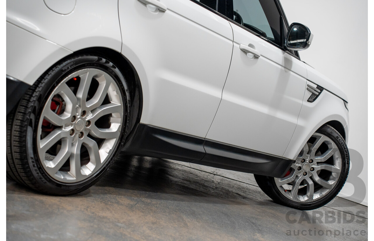 01/2015 Range Rover Range Rover SPORT (AWD) SDV6 HSE LW MY15 4D Wagon Fuji White Turbo Diesel 3.0L